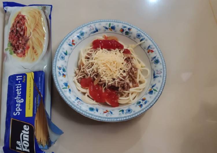 Spaghetti bolognese terasa rempahnya