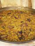 Paella with Pork Ribs and Cauliflower