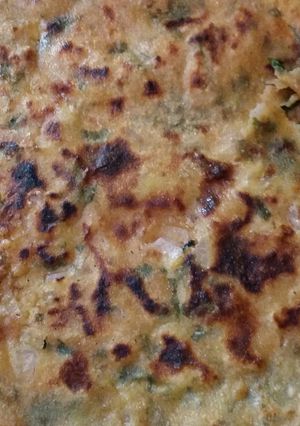 A picture of Potato Coriander Prantha.