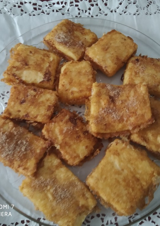 Una foto de Tostadas de Carnaval, leche frita