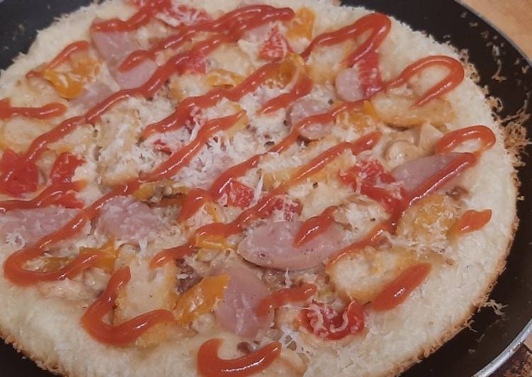 Cara Menyiapkan Pizza ayam jamur yang Bikin Ngiler!