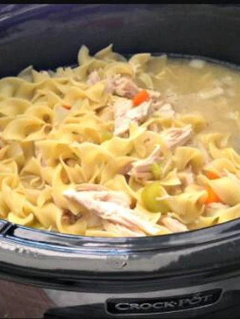 Easy Steps Make Recipes Crock Pot Chicken Noodle Soup the Delicious So Delicious.