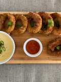 Fried chicken donuts