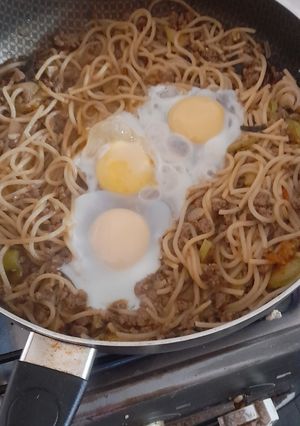 Una foto de Almuerzo, de lo que quedo día anterior