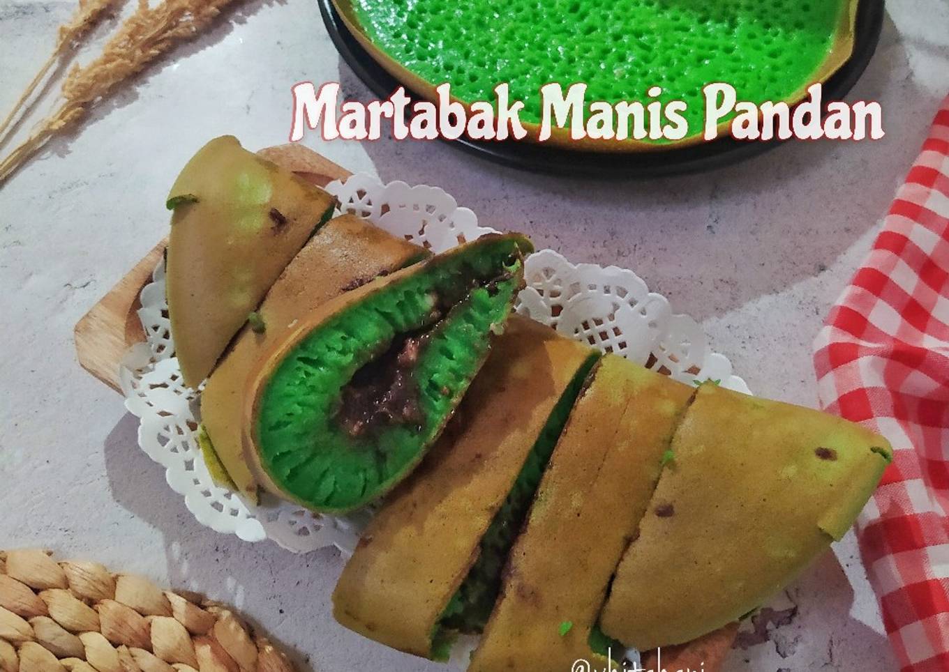 Martabak Manis Pandan - resep kuliner nusantara