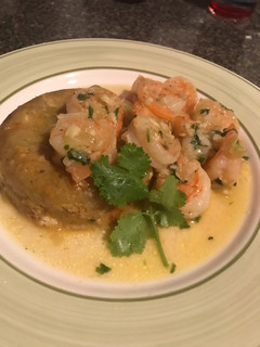 A picture of Shrimp mofongo.