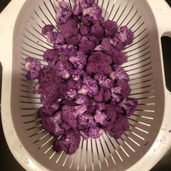 A picture of Roasted Rosemary Purple Cauliflower.