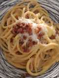 Carbonara al baño María