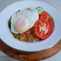 Nasi goreng (fried rice) A picture of Nasi goreng (fried rice).