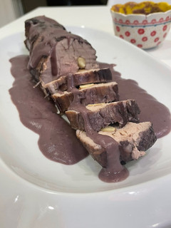 Una foto de Lomo de cerdo relleno sin horno