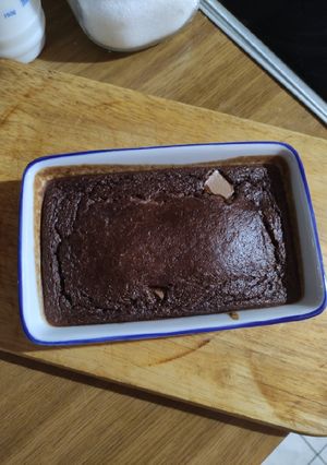 Φωτογραφία της συνταγής Baked oats με σοκολάτα και μπανάνα