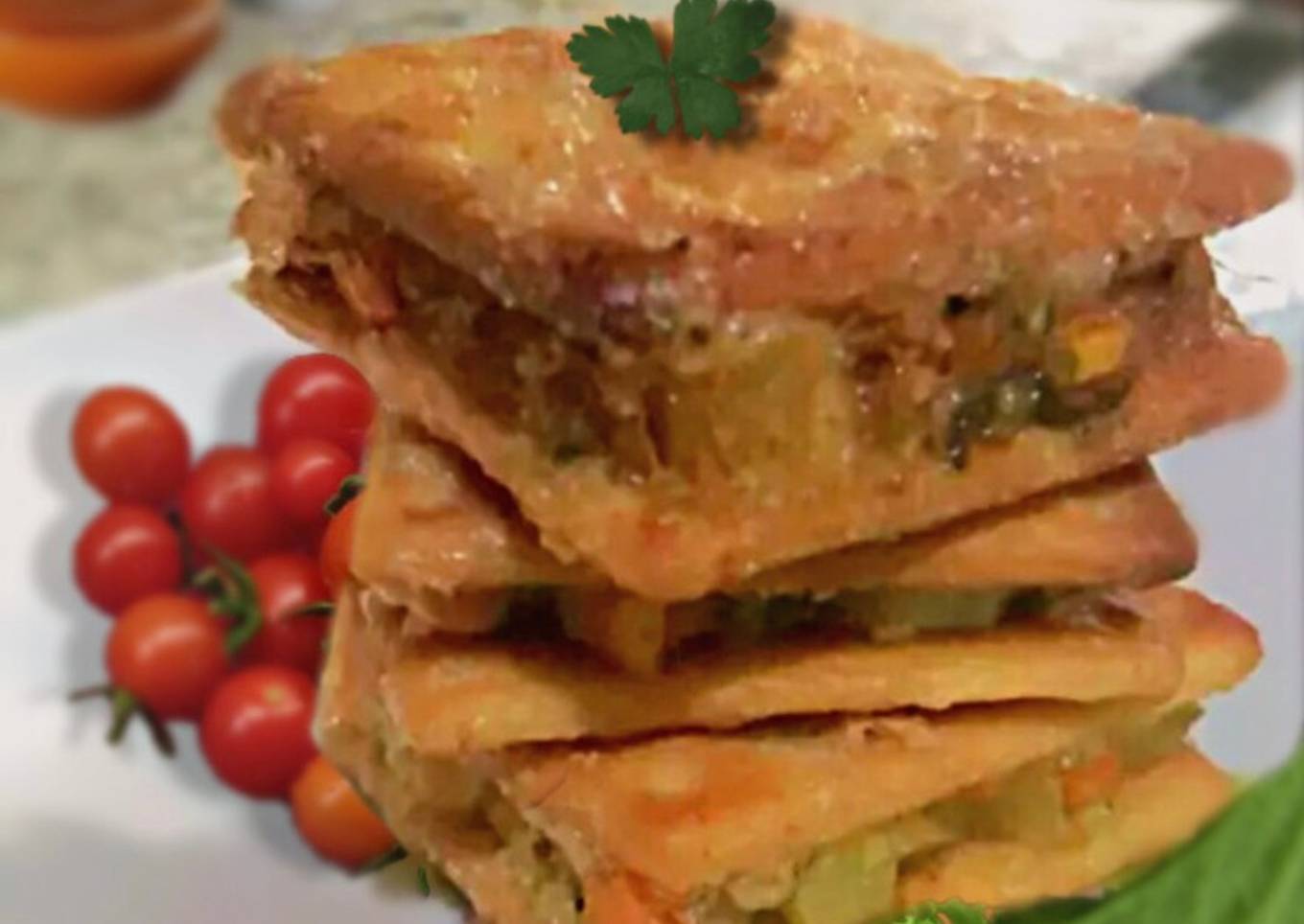 Cara Gampang Menyiapkan Sandwich Cheesy Crackers, Bikin Ngiler