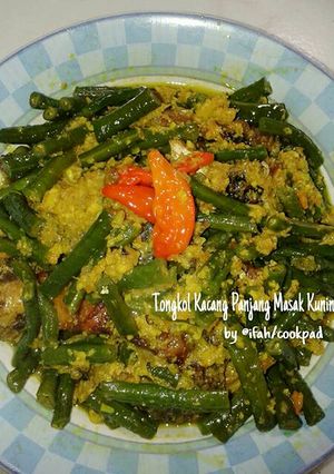 Foto resep Tongkol Kacang Panjang Masak Kuning