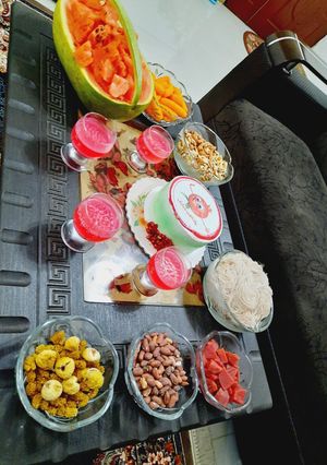 عکسی از دستور ژله دورنگ