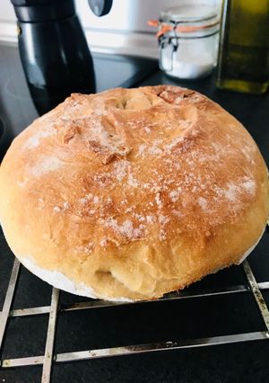 Una foto de Pan a la cazuela