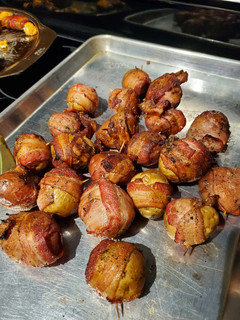 A picture of Bacon Wrapped Potatoes.