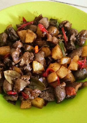 Foto resep Sambal goreng hati+kentang