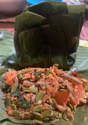 Foto resep Botok Petai Cina Teri Medan