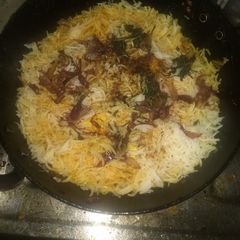A picture of Aloo Biryani.