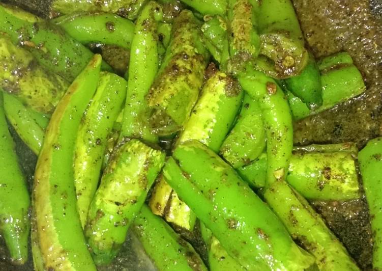 Recipe of Perfect Green chilli pickle