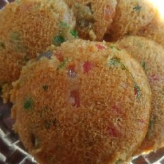A picture of Instant Vegetables bread idli recipe.