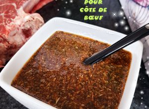 Une photo de Marinade pour côte de boeuf au barbecue