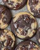 Marbled Brownie Chocolate Chip Cookies