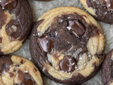 Marbled Brownie Chocolate Chip Cookies
