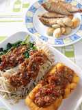 Tahu Goreng Sambal pecel ala ibu