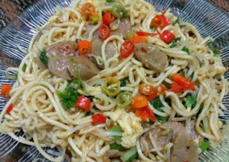 Resep Mie goreng huhah tanpa kecap Anti Gagal