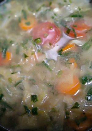 Foto resep Sayur Sop Wortel dan Kubis