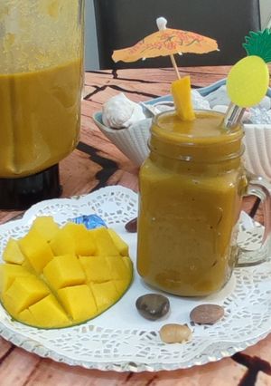 Φωτογραφία της συνταγής Smoothie μάνγκο με μπανάνα και αβοκάντο