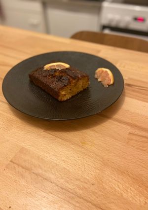 Une photo de Gâteau au pamplemousse
