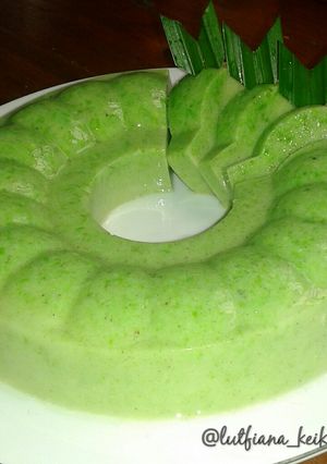 Foto resep Puding tape ketan hijau