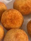 Croquetas de Arroz, Polenta y Queso 🤍💛