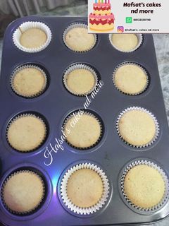 Vanilla cup cake ainihin hoton girkin