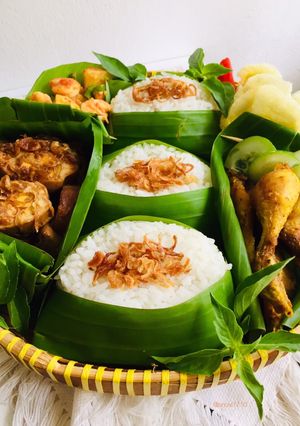 Foto resep Nasi Uduk Rice Cooker