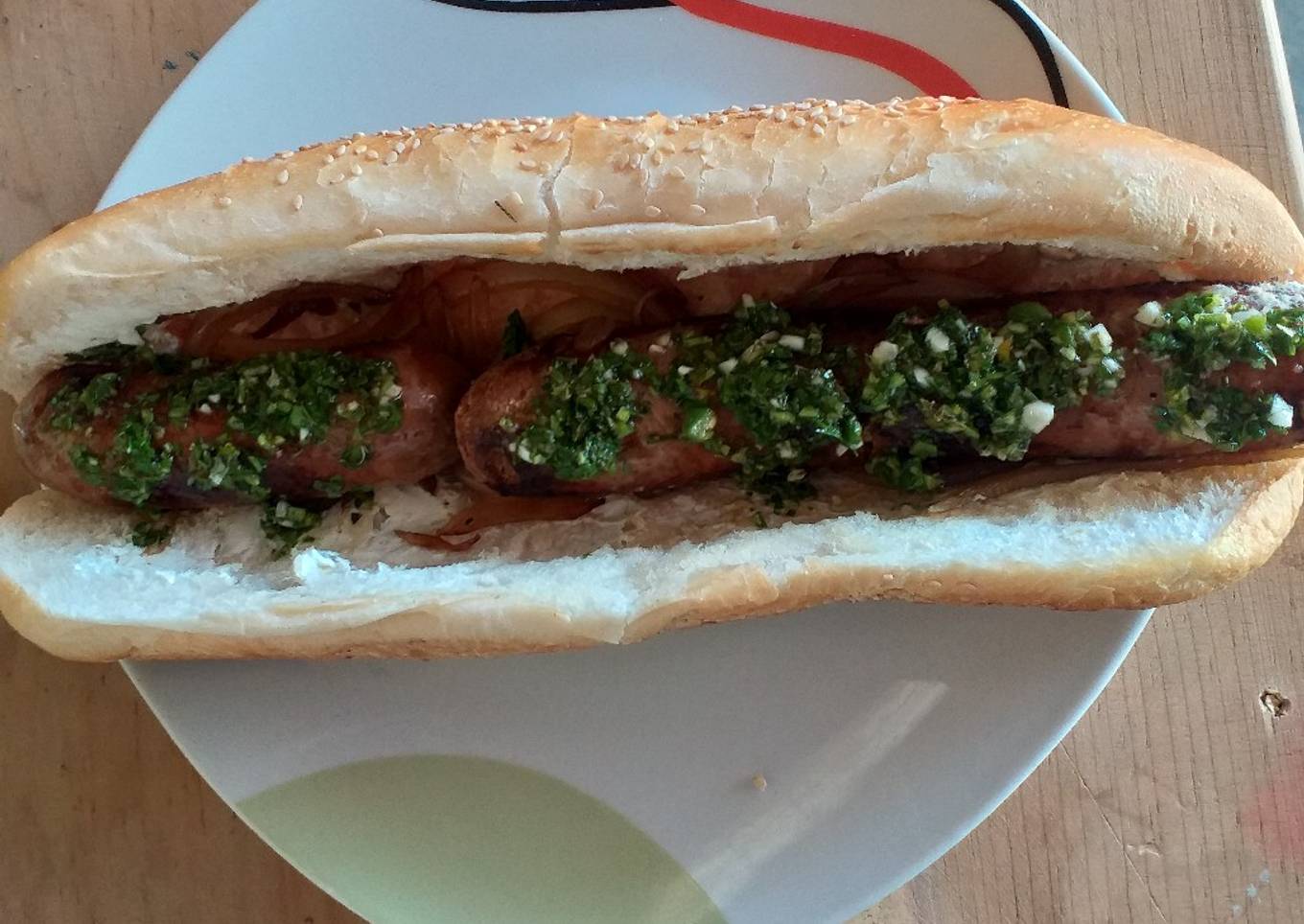 Choripan en baguette