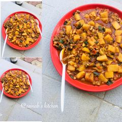 Yam & beans porridge🍽 A picture of Yam & beans porridge🍽.