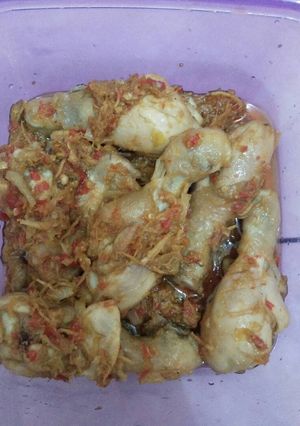 Foto resep Ayam sambel teri medan