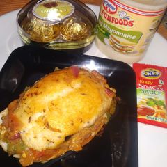 A picture of Focaccia mayo sandwiches.