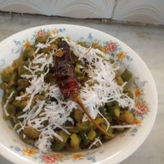 A picture of French beans sabji.
