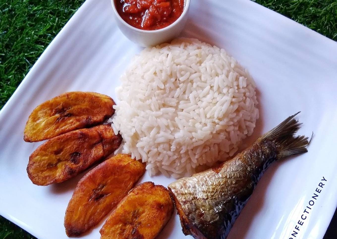 White rice and stew