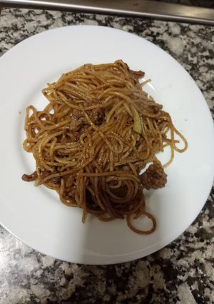 Una foto de Fideos Salteados