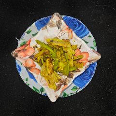 A picture of Lauki ka sambhar.