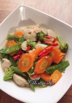Foto resep Capcay baso simple