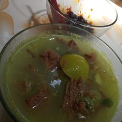 Soto Daging (Beef Soup with coconut milk and turmeric) A picture of Soto Daging (Beef Soup with coconut milk and turmeric).