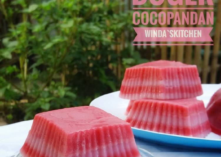 Kue lapis doger cocopandan