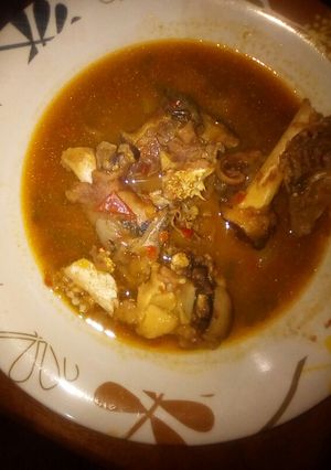 A picture of Ram-Head pepper soup.