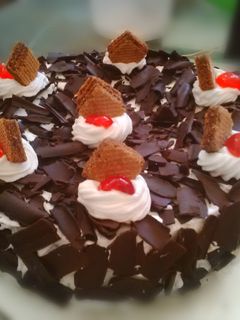 Foto resep Black forest cake